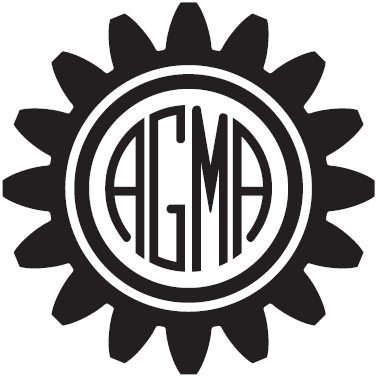 Logo for AGMA, American Gear Manufacturing Association